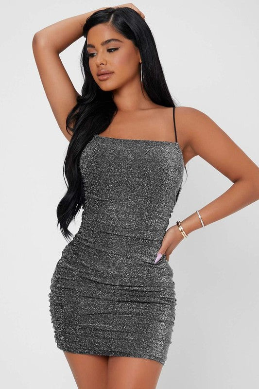 Sophie Glitter Mini Dress