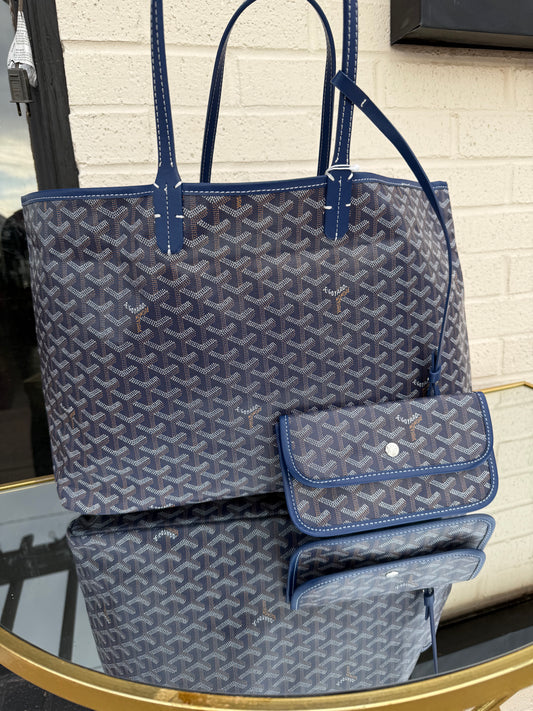 Blue Goyard Tote